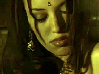 Sexy Brunette Engages in Ritual Fun During Erotic Womanly Session Moment