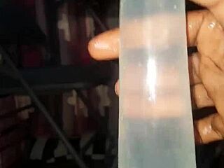 Just getting my PENIS ready with ice to get my PUSSY pounded hard.