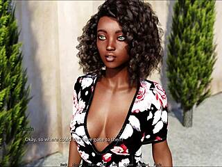 how does this 3d hentai babe handle those big tits in sunshine love?