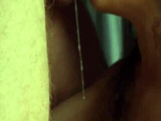 sloppy oral routine with homemade cum in mouth