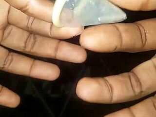 Just getting my PENIS ready with ice to get my PUSSY pounded hard.