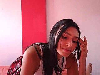 fucking my stepsister in hotel with her sexy tight skirt