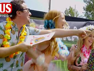 Summertime Orgy Heats Up With Madison Morgan and Rosalyn Sphinx