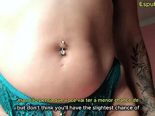 Guided Handjob Teases Cuckold in Solo Lingerie Display