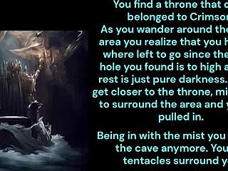 Crimson X ztracená holka v drsném blowbangu