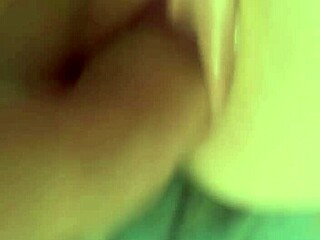 Sucking dick while my hand stretches my pussy deep