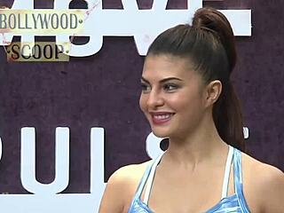jacqueline fernandez shows off her hot workout routine.