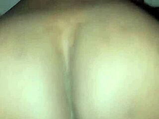 Sexy ebony wife rides step brother’s big cock hard