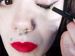 yo, backstage with a hot brunette getting all wild and dirty