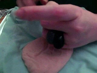 Playing with Soft Limp Fake Cock at Home