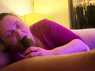 only way to put mouth on big black cock for cum