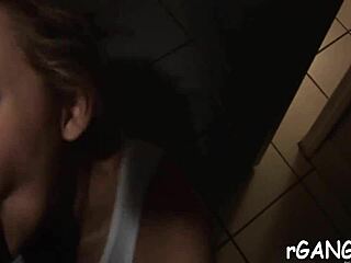 two girls group-fucked in a wild contest 😈