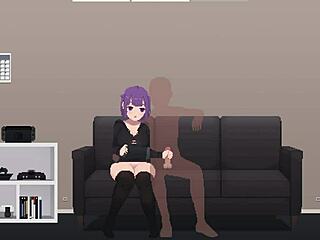 this cute girl with big tits gets fucked in every hole?