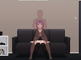 this cute girl with big tits gets fucked in every hole?