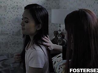 foster lillian stone caught stealing with elle voneva facing consequences.