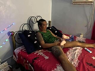 Christmas Eve Disaster with MrlSexDoll Turns Wild. Chubby Indian Doll in Tight Action!