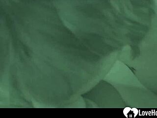 Hot Lesbian Cunilingus and Fingering on Night Cam