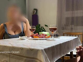 My Husband Caught Jerking Hidden Under Table Near Step Mom