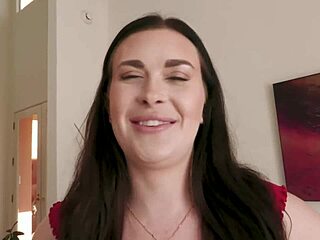 Busty babe lindsay lee moans as bbc pounds her ass deeply.