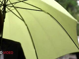 She rips pants for stranger's big black cock