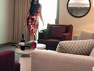 Mature wife asks, Wanna join us for pussy play? India Summer and Reagan Foxx tease.