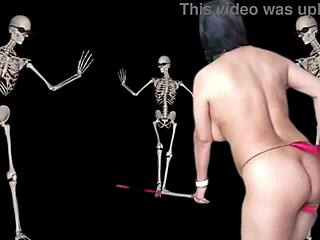 Halloween Dance Turns into Hardcore Fuck with Agarabas and Olpr