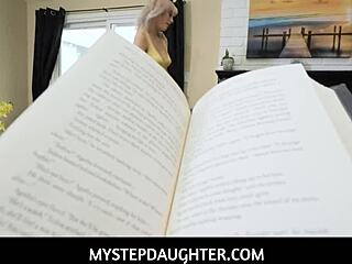 My stepdaughter's pussy throbs with boredom