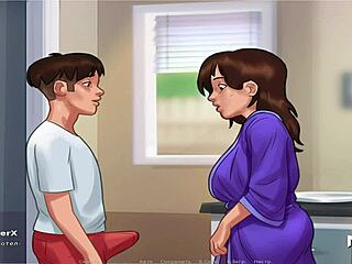 Mature Jerking Off My Cock In Summertimesaga Episode 1 51