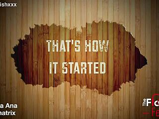 Domina Ana tramples subject in latex BDSM!