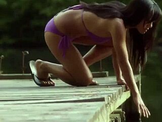 Donnabella Mortel Poses as Sexy Bikini Babe at Freshwater 1080