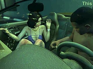 Hey, stepmom's curvy big tits are perfect for titty fucking that big black cock