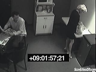 Feeling vengeful, the slut pisses in her rival's lunch at the office