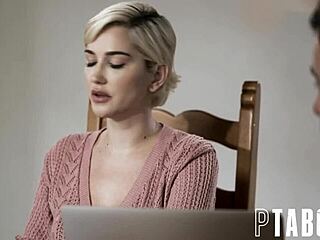 why is skye blue sucking seth gamble's cock?