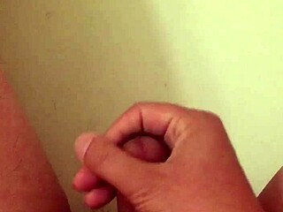 Wanking in Bathtub Near Pool with Intriguing Twist