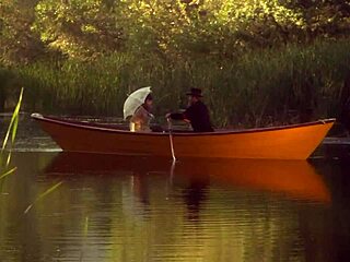 Oh, Small Tits Girl Rides Doggystyle on Boat!