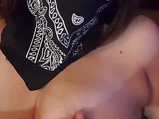 Mature Latina Wife's Big Ass and Nipples in Anal Sex