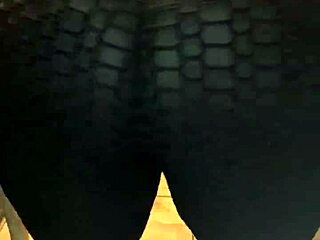 Big booty wife dances, shaking her ass with pure joy