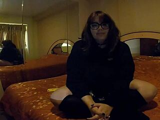 Interview with beautiful chubby Mimi in casting close-up