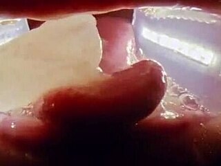 Suggestive Deranged Filth Lover Rebel Rhyder Takes Frozen Cum Bukkake Close-Up