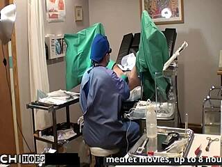 Freshman forced into intense Hitachi orgasm by Doctor Tampa