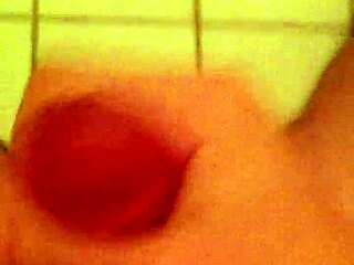 Man Wanks His Cock in the Toilet