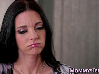 Teen Stepdaughter Squirts Wildly Under MILF's Taboo Touch. Intense Fingering Drives Her Crazy!