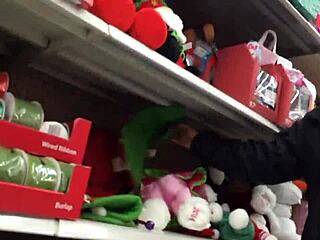 Candid Mom Caught Shopping on Hidden Camera