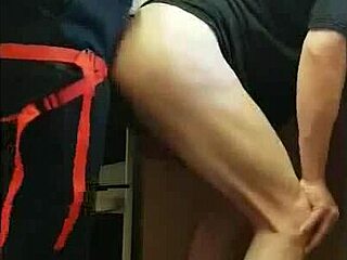 Wow, pegging my boyfriend’s ass everywhere - kitchen, cornfield, bathroom, and more in part 10!