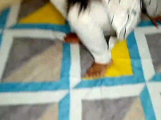 Caught Bhabhi fingering in bathroom, then pounded her hard