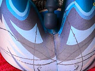 Intense Vibrations Rip Leggings Off Tight Pussy