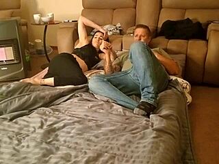 Bigjoefuckalot horny stepsis rides shaved pussy with big dick 😈