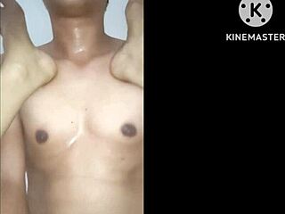 watchin’ this thai guy sweat while bangin’ me hard in bed, so close-up