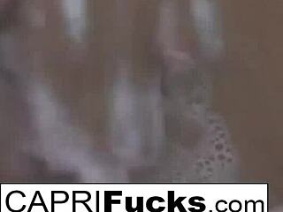 Capri Fingers Her Tight Pussy