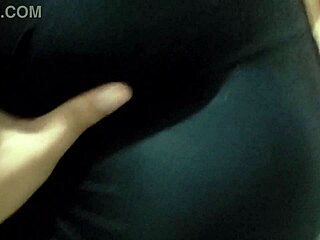 My Latina friend stays over and teases in tight mini shorts for homemade fun.